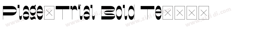 Plage_Trial Bold Te字体转换